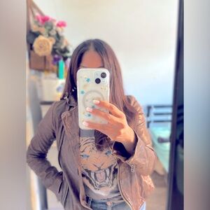 Allsaints Genuine Leather Jacket US Size 4